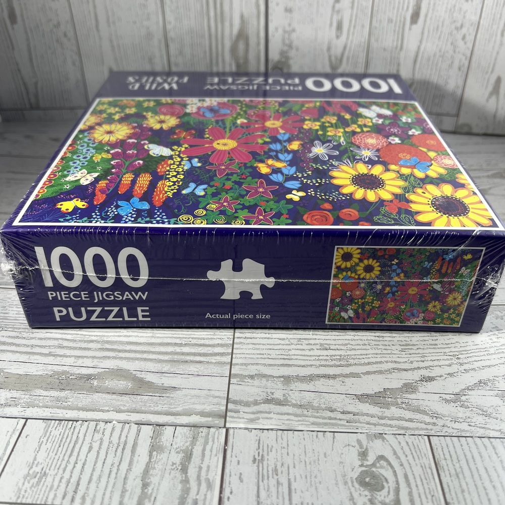 Jigsaw Puzzle 1000 Piece Wild Posies Summertime Floral Botanical from Page - Picture 8 of 8